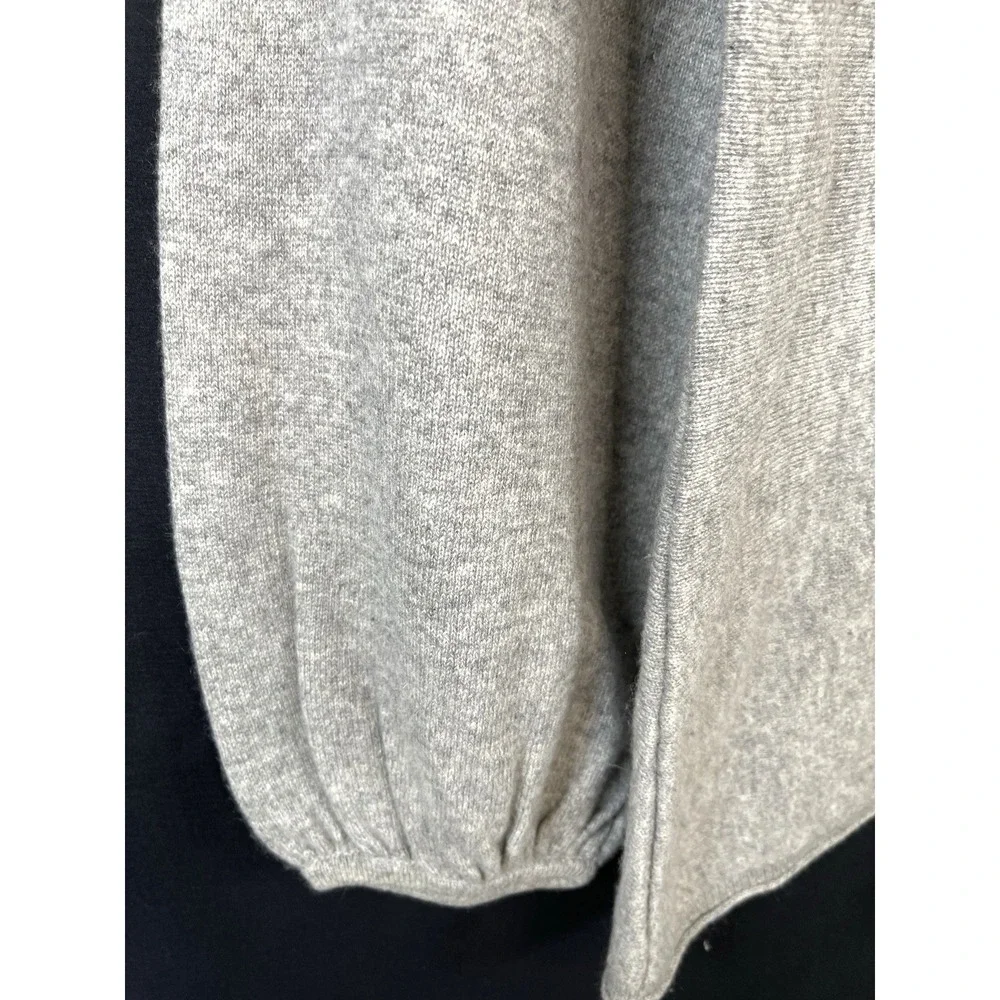 VTG Calypso Christiane Celle Womens 100% Cashmere Sweater Size L Gray QuieLuxury